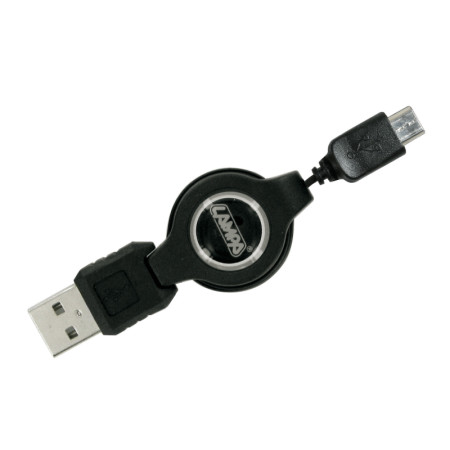 39015-A-01.jpg CAVO RETRATTILE USB   MICRO USB - 80 CM