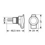 39033-D-01.jpg PRESA CORRENTE DIN, MONTAGGIO AD INCASSO, 12/24V
