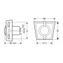 39035-D-01.jpg PX-1, KIT PRESA CORRENTE CON PANNELLO DI SUPPORTO OPZIONALE, 12/24V