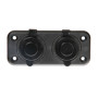 39037-S-01.jpg EXT-2, DOPPIA PRESA CORRENTE, MONTAGGIO AD INCASSO, 12/24V