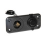 39037-S-03.jpg EXT-2, DOPPIA PRESA CORRENTE, MONTAGGIO AD INCASSO, 12/24V