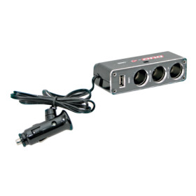 39048-S-02.jpg DUAL-POWER, PRESA CORRENTE TRIPLA CON USB, 12/24V