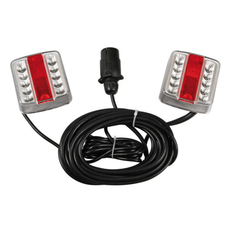 41523-S-02.jpg PRONTO-FARI, KIT DI SEGNALAZIONE LED POSTERIORE MAGNETICO PREASSEMBLATO, 12V