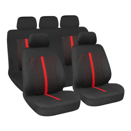 54688-C-01.jpg Stinger, set fodere coordinate - nero/rosso