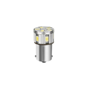 10/30V LED SERIES - 11 SMD X 1 CHIP - (P21W) - BA15S - 1 PZ  - SCATOLA - BIANCO - DOPPIA POLARITÀ - RESISTENZA INCORPORATA BA15s.jpg 10/30V LED SERIES - 11 SMD X 1 CHIP - (P21W) - BA15S - 1 PZ  - SCATOLA - BIANCO - DOPPIA POLARITÀ - RESISTENZA INCORPO