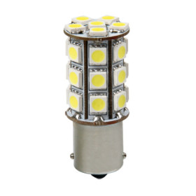12V LED SERIES - 27 SMD X 3 CHIPS - (P21W) - BA15S - 1 PZ  - D/BLISTER - BIANCO BA15s.jpg 12V LED SERIES - 27 SMD X 3 CHIPS - (P21W) - BA15S - 1 PZ  - D/BLISTER - BIANCO