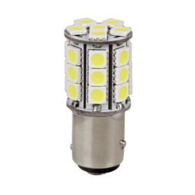 12V HYPER-LED 81 - 27 SMD X 3 CHIPS - (P21/5W) - BAY15D - 1 PZ  - SCATOLA - BIANCO BAY15d.jpg 12V HYPER-LED 81 - 27 SMD X 3 CHIPS - (P21/5W) - BAY15D - 1 PZ  - SCATOLA - BIANCO