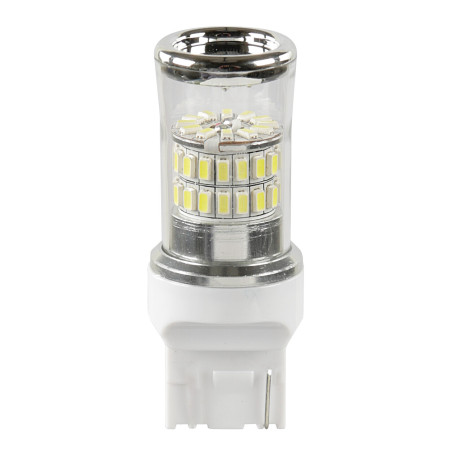 L098.jpg 12V MEGA-LED 48 - 48 SMD X 1 CHIP - (W21W) - W3X16D - 1 PZ  - D/BLISTER - BIANCO