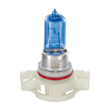 F040.jpg 12V LAMPADA ALOGENA BLU-XE - PSX24W - 24W - PG20-7 - 2 PZ  - SCATOLA PLAST.