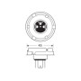 P45t.jpg 12V LAMPADA ALOGENA - (H5) - 100/80W - P45T - 1 PZ  - SCATOLA