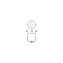 BA15s.jpg 12V LAMPADA 1 FILAMENTO - (P21W) - 21W - BA15S - 2 PZ  - D/BLISTER - CROMO/BIANCO