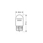 58075-S-01.jpg 12V BLUE DYED GLASS, LAMPADA CON ZOCCOLO VETRO 2 FILAMENTI - (W21/5W) - 21/5W - W3X16Q - 2 PZ  - SCATOLA