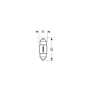 58113-S-01.jpg 12V LAMPADA SILURO - 11X31 MM - 10W - SV8,5-8 - 2 PZ  - SCATOLA