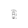 58128-S-01.jpg 12V LAMPADA ALOGENA MICRO - H6W - 6W - BAX9S - 2 PZ  - SCATOLA