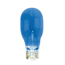 A009.jpg 12V LAMPADA CON ZOCCOLO VETRO BLU-XE - (W16W) - 16W - W2,1X9,5D - 2 PZ  - SCATOLA