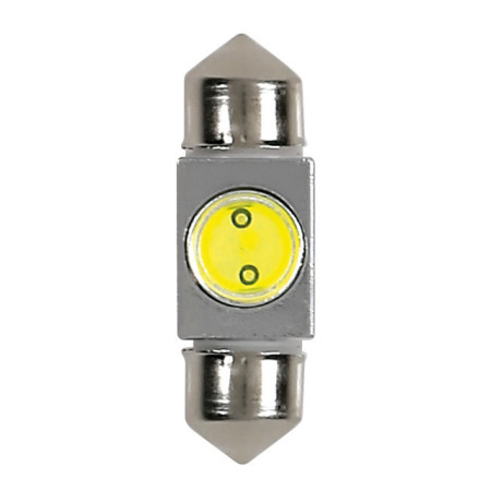 L050.jpg 12V LED SERIES - 1 SMD X 2 CHIPS - 10X31 MM - SV8,5-8 - 1 PZ  - SCATOLA - BIANCO