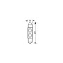 58449-S-01.jpg 12V LED SERIES - 2 SMD X 3 CHIPS - 10X42 MM - SV8,5-8 - 1 PZ  - D/BLISTER - BIANCO - DOPPIA POLARITÀ - RESISTENZA