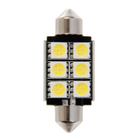 12V LED SERIES - 6 SMD X 3 CHIPS - 15X36 MM - SV8,5-8 - 1 PZ  - D/BLISTER - BIANCO - DOPPIA POLARITÀ - RESISTENZA INCORPORATA 58451-S-02.jpg 12V LED SERIES - 6 SMD X 3 CHIPS - 15X36 MM - SV8,5-8 - 1 PZ  - D/BLISTER - BIANCO - DOPPIA POLARITÀ - RESISTENZA