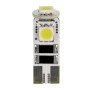 L038.jpg 12V HYPER-LED 9 - 3 SMD X 3 CHIPS - (T10) - TRIFOCUS - W2,1X9,5D - 2 PZ  - SCATOLA - BIANCO - DOPPIA POLARITÀ - RESISTE