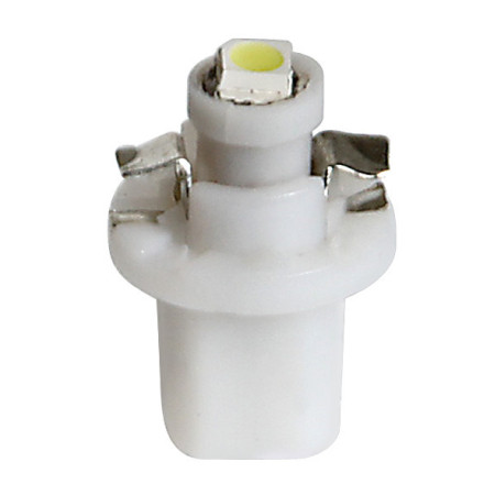 B8v5d.jpg 12V HYPER-LED 2 - 1 SMD X 2 CHIPS - B8,5D - 2 PZ  - SCATOLA - BIANCO