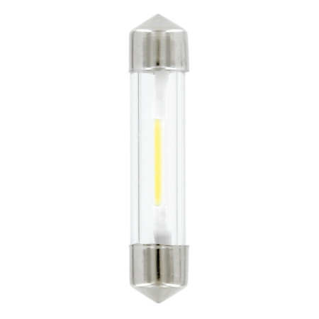 L140.jpg 12V LED SERIES - 1 SMD X 9 CHIPS - 8X41 MM - SV8,5-8 - 1 PZ  - D/BLISTER - BIANCO