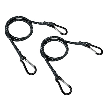60179-S-02.jpg SNAP-HOOK, COPPIA CORDE ELASTICHE CON MOSCHETTONI IN ALLUMINIO