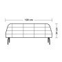 60417-D-01.jpg GRG-3, GRIGLIA DIVISORIA IN METALLO CM 34X109