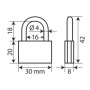 65426-D-01.jpg Basic, lucchetto in ottone - 30 mm