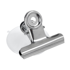 65455-A-01.jpg Set 2 clips in metallo con ventosa - s - 50 mm