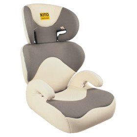 KITO, SEGGIOLINO BIMBO PER AUTO, GRUPPO 2-3 (KG 15-36) - BEIGE/GRIGIO 69980-S-02.jpg KITO, SEGGIOLINO BIMBO PER AUTO, GRUPPO 2-3 (KG 15-36) - BEIGE/GRIGIO