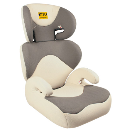 69980-S-02.jpg KITO, SEGGIOLINO BIMBO PER AUTO, GRUPPO 2-3 (KG 15-36) - BEIGE/GRIGIO