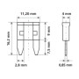 70196-D-01.jpg SMART LED, MIX 10 MICRO-FUSIBILI LAMELLARI CON SPIA A LED, 12/32V