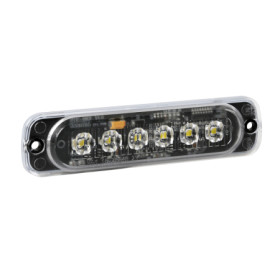 72996-S-02.jpg LUCE STROBO MULTIFUNZIONE A 6 LED, 12/24V - BIANCO