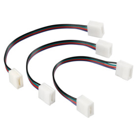 73649-S-02.jpg CONNECT-2, CONNETTORI CON PROLUNGA PER STRISCE A LED RGB, SET 3 PZ