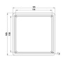 90149-D-01.jpg CORNICE TARGA IN ACCIAIO INOX