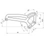 90188-D-01.jpg SUPPORTO TARGA LATERALE PER CICLOMOTORI CON MOTORE MINARELLI