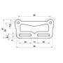 90189-D-01.jpg SUPPORTO PER CATARIFRANGENTE TARGA CICLOMOTORI