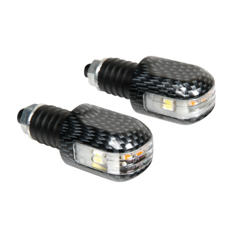 90241-S-02.jpg STABILIZZATORI MANUBRIO CON LED, 12V - CARBON