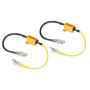 90469-S-01.jpg RESISTENZE PRE-CABLATE CON CONNETTORI RAPIDI, 2 PZ - 12V - 6 OHM - 25 W