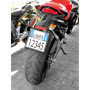 90481-A-01.jpg CORNICE TARGA MOTO IN ACCIAIO - NERO