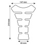 90514-C-01.jpg PRO-TANK X4, PROTEZIONE ADESIVA PER SERBATOIO - CARBON