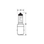 F029.jpg 12V LAMPADA ALOGENA BLU-XE - S2 - 35/35W - BA20D - 1 PZ  - SCATOLA