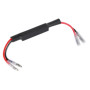 91615-C-01.jpg RESISTENZE PRE-CABLATE CON CONNETTORI RAPIDI, 2 PZ - 12V - 10 OHM - 10 W