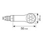 91625-D-01.jpg MAGNIFIER REAR, INDICATORI DI DIREZIONE A LED E LUCE DI POSIZIONE/STOP POSTERIORI - 12V LED