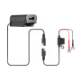 91817-S-01.jpg TREK X, CARICATORE USB CON DOPPIA PRESA USB (USB A + USB C) RESISTENTE ALLA PIOGGIA