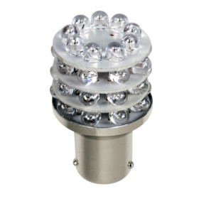 BAY15d.jpg 24V LAMPADA MULTI-LED 36 LED - (P21/5W) - BAY15D - 1 PZ  - D/BLISTER - BIANCO