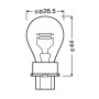 O3157-S-01.jpg 12V ORIGINAL LINE - P27/7W - 27/7W - W2,5X16Q - 1 PZ  - SFUSO