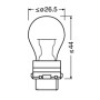 O3757AK-S-01.jpg 12V ORIGINAL LINE - PY27/7W - 27/7W - WX2,5X16Q - 1 PZ  - SFUSO - ARANCIO