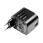 P15005-S-01.jpg TRAVEL MATE ELITE, ADATTATORE UNIVERSALE DA VIAGGIO + CARICATORE USB A 2 PORTE