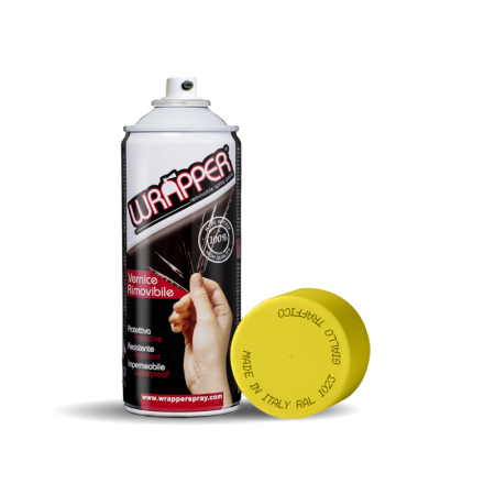 WR1023-A-01.jpg WRAPPER, PELLICOLA SPRAY RIMOVIBILE, 400 ML - GIALLO TRAFFICO - RAL 1023